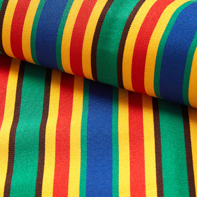 Outdoor Deckchair fabric Longitudinal stripes 44 cm – juniper green/sunglow,  image number 3