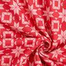 Norwegian Print Soft Sweatshirt Fabric – red/pink,  thumbnail number 3