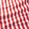 Outdoor Deckchair fabric Longitudinal stripes 44 cm – fire red/white,  thumbnail number 2