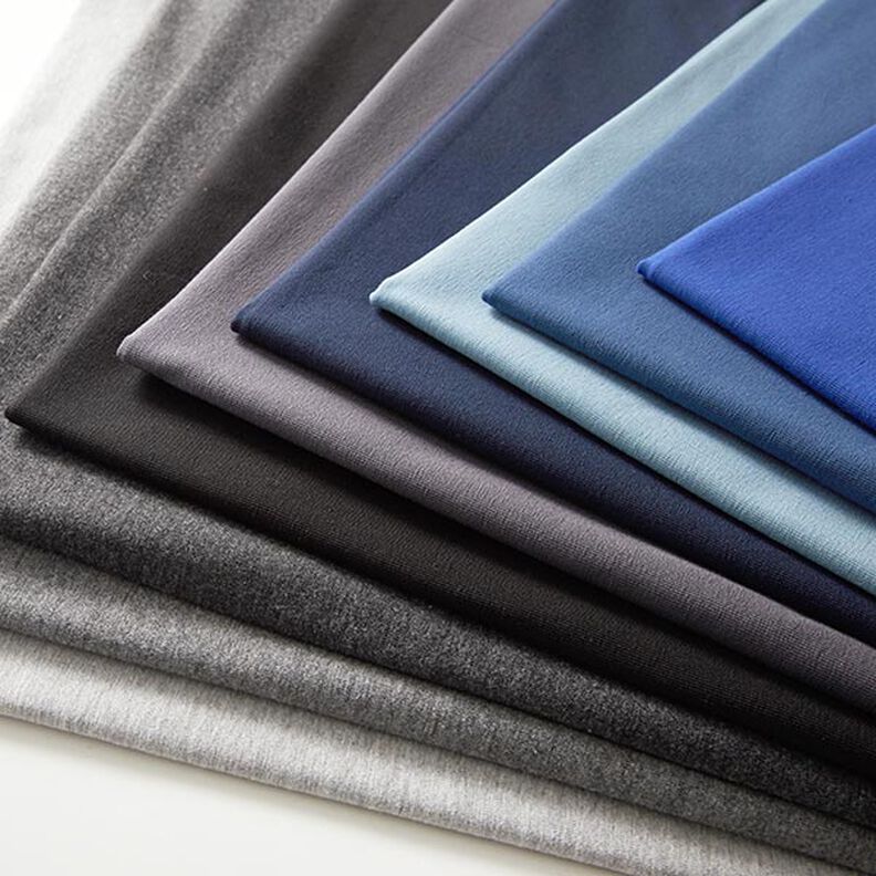 Medium Cotton Jersey Plain – light blue,  image number 12