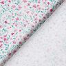 Cotton Poplin delicate flowers – peppermint/pastel violet,  thumbnail number 4