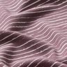 Cotton jersey scribble stripes – aubergine,  thumbnail number 2