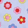 Coated Cotton cheerful flowers | Poppy Fabrics – baby blue/pink,  thumbnail number 7