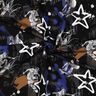 French Terry Skate graffiti Digital Print | Poppy Fabrics – black/indigo,  thumbnail number 3