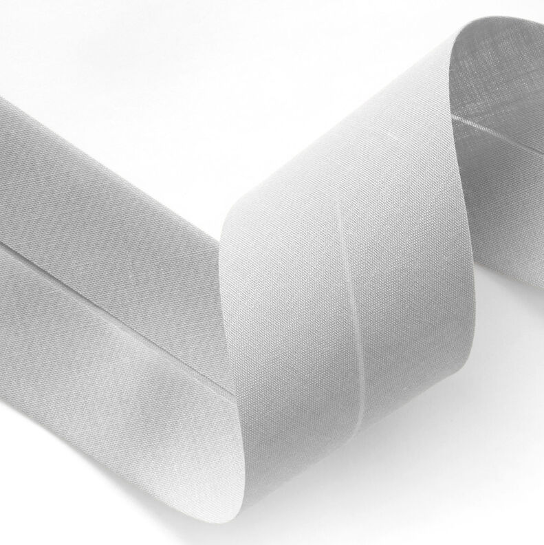 Bias binding Polycotton [50 mm] – silver grey,  image number 2