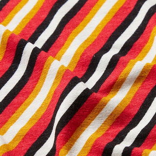 Diagonal Stripes Viscose Jersey – white, 
