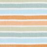 Anti-Pilling Fleece colourful stripes – white/green,  thumbnail number 1