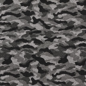 Knitted Jacquard Camouflage Metallic – black/metallic silver, 