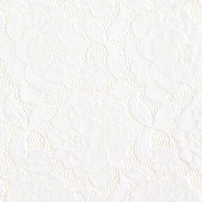 Stretch Lace Blossoms and leaves – offwhite, 