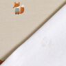 GOTS French Terry Fox with jumper Digital Print – almond,  thumbnail number 4