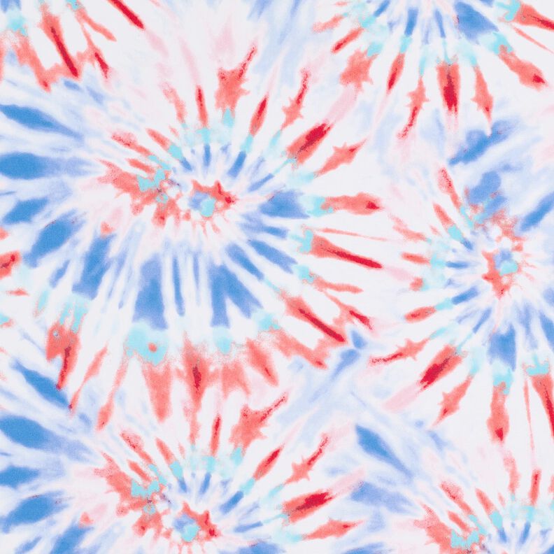 Swimsuit Fabric Batique mandala – white/chili,  image number 6
