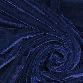 Stretch Velvet navy blue, 