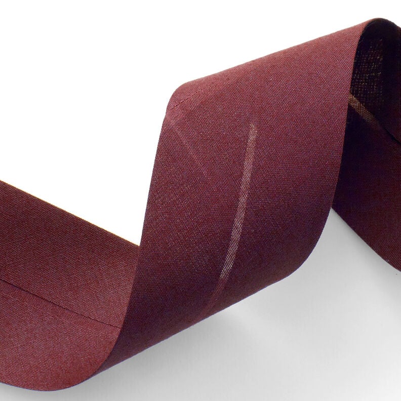 Bias binding Polycotton [50 mm] – burgundy,  image number 2