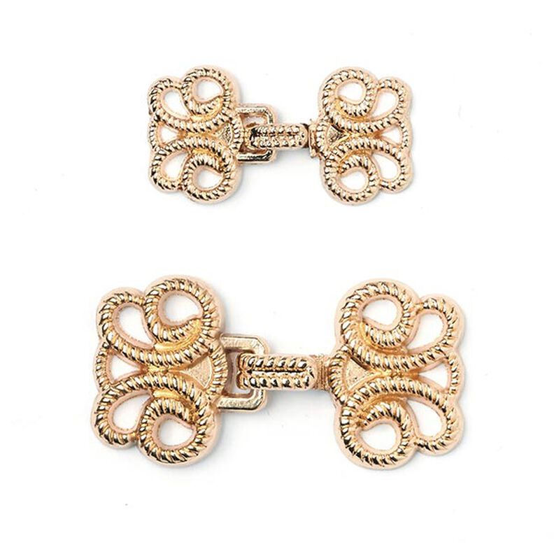 Metal Trim Closure - gold metallic,  image number 3