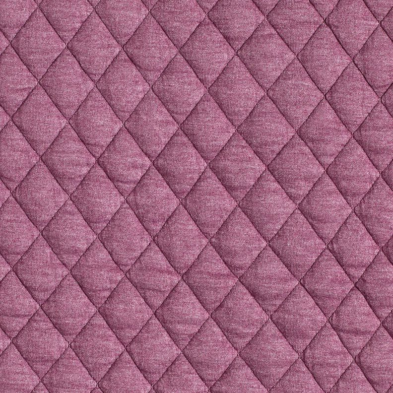 Quilted jersey diamonds – grape, image number 1