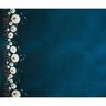 Cotton Jersey dandelions Border Fabric | Glitzerpüppi – blue-black/almond,  thumbnail number 1
