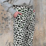 Stretch velour snow leopard – ivory/black,  thumbnail number 6