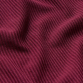 Plain Ribbed Jersey – burgundy, 