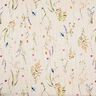 Double Gauze/Muslin Spring flowers – offwhite/peach orange,  thumbnail number 1