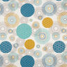 Half Panama Decor Fabric Circles – blue,  thumbnail number 1