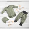 Waffle Jersey Baby Elephants – greige,  thumbnail number 7