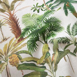 Outdoor Fabric Canvas palms – natural/light olive, 