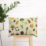 Decor Fabric Half Panama Vegetable varieties – light beige/burgundy,  thumbnail number 8