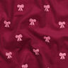 Baby Cord embroidered bows | Poppy Fabrics – carmine,  thumbnail number 2