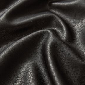 Imitation Leather with velour reverse  – black, 