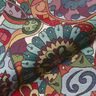 Floral Mandala Decor Tapestry Fabric – black,  thumbnail number 2