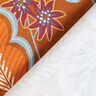 Decor Fabric Half Panama Paisley Leaves – caramel,  thumbnail number 4