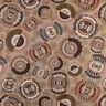 Decor Fabric Jacquard elegant mandala – dark taupe/burgundy,  thumbnail number 1