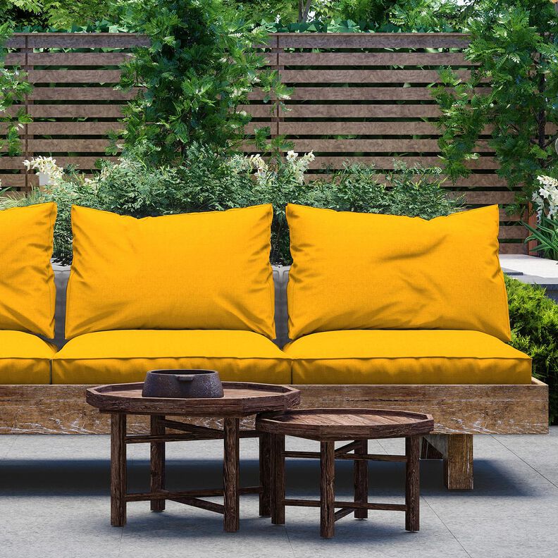 Outdoor Fabric Canvas Plain – sunglow,  image number 5