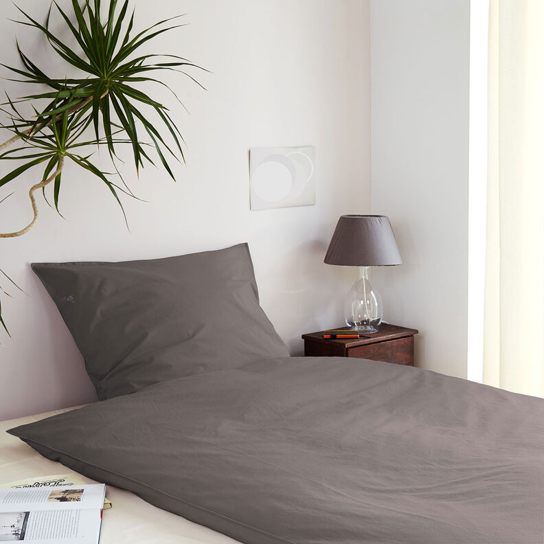 Cotton Cretonne Plain – dark grey,  image number 6