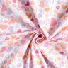 Cotton Flannel Colourful Hearts – white,  thumbnail number 4