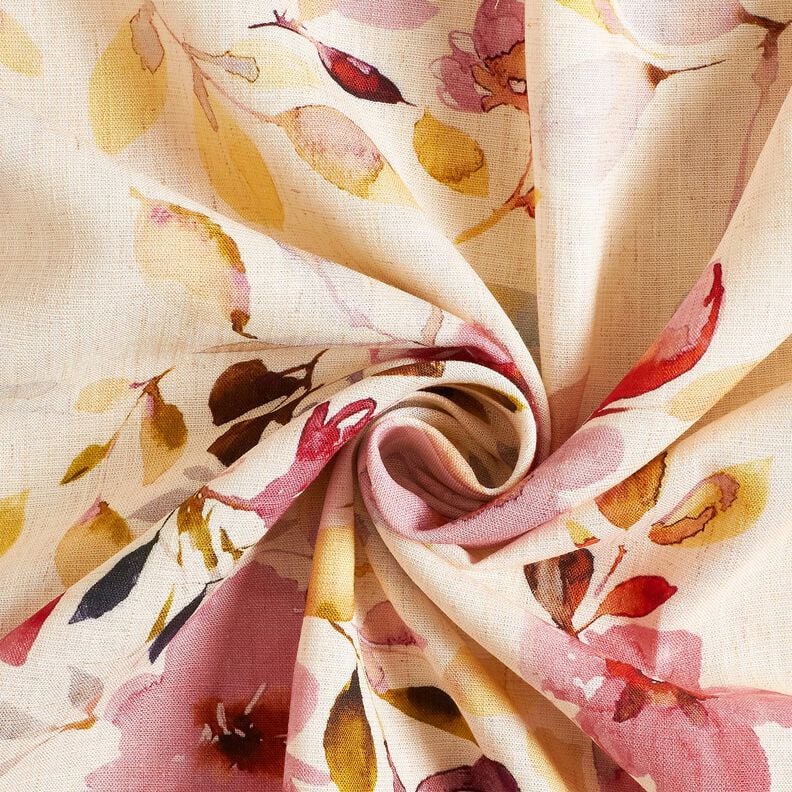 <h2>Linen-Viscose Blend Spring Flowers Digital &ndash; Woven and Digitally Printed</h2>,  image number 3