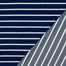 terry cloth jersey Stripes – midnight blue/ivory,  thumbnail number 4