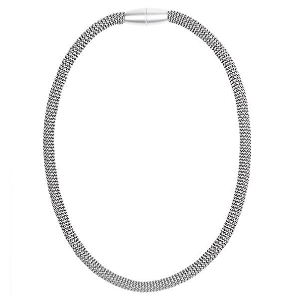 Simple Tiebacks with Magnetic Closure [60cm] – grey | Gerster,  image number 1