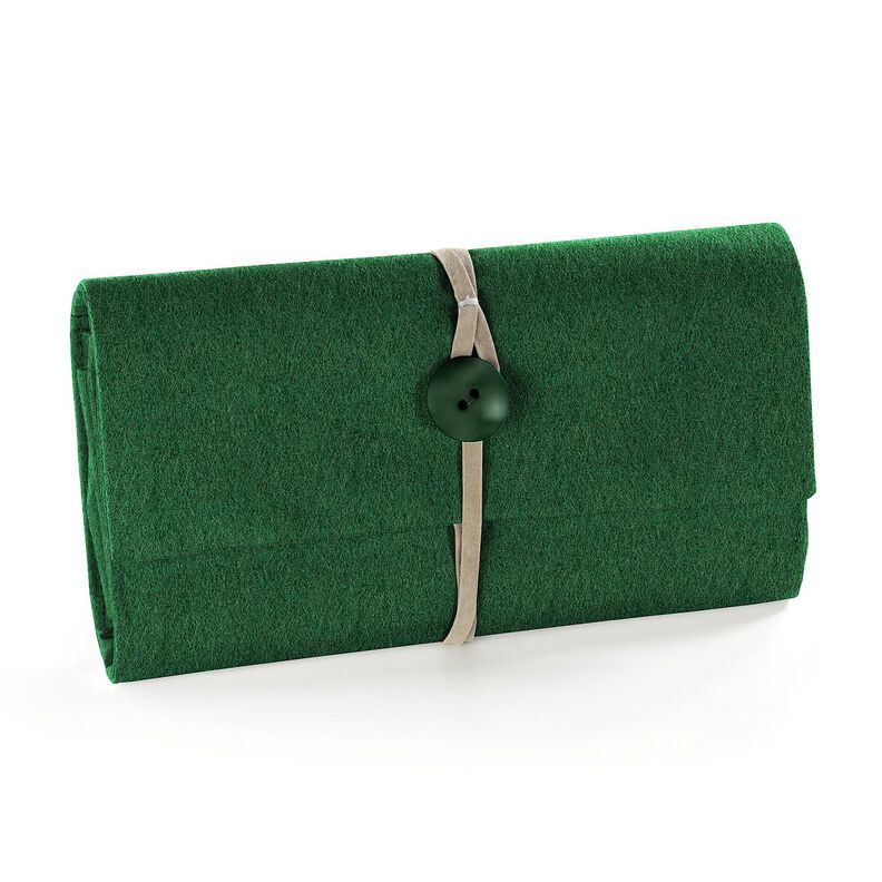 Felt 90 cm / 1 mm thick – dark green, image number 4