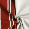 Decor Fabric Panama Block Stripes – offwhite/misty grey,  thumbnail number 3