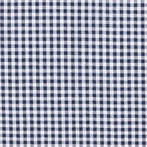 Seersucker Gingham Cotton Blend – navy blue, 