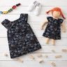 Cotton Poplin Animal Faces | Poppy Fabrics – blue grey,  thumbnail number 6