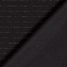 Trouser fabric stretch glitter pinstripe – black/metallic silver,  thumbnail number 4