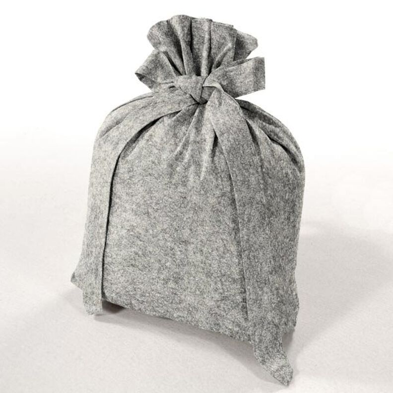 Felt 90 cm / 1 mm thick Mottled – grey,  image number 5