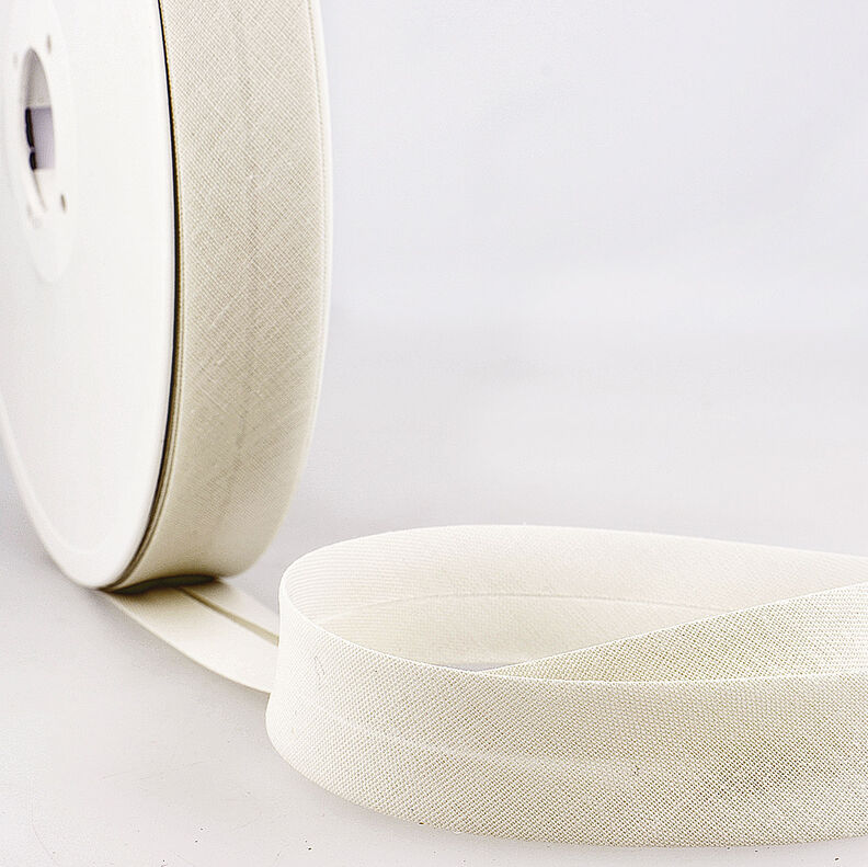 Bias binding Polycotton [20 mm] – natural,  image number 1