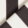 Outdoor Fabric Canvas Block Stripes – black/ivory,  thumbnail number 4