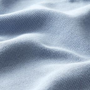 Cotton Knit – blue grey | Remnant 50cm, 