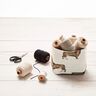 Half Panama Decor Fabric Dachshund – natural,  thumbnail number 7