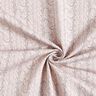 French Terry cable knit print – light beige,  thumbnail number 3