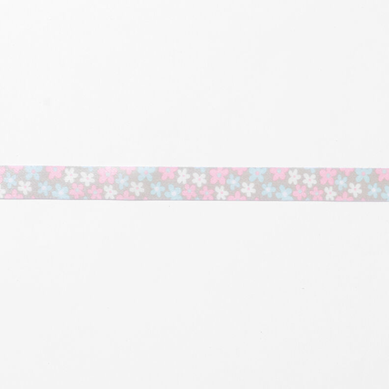 Satin Ribbon Flowers – grey/pink,  image number 2